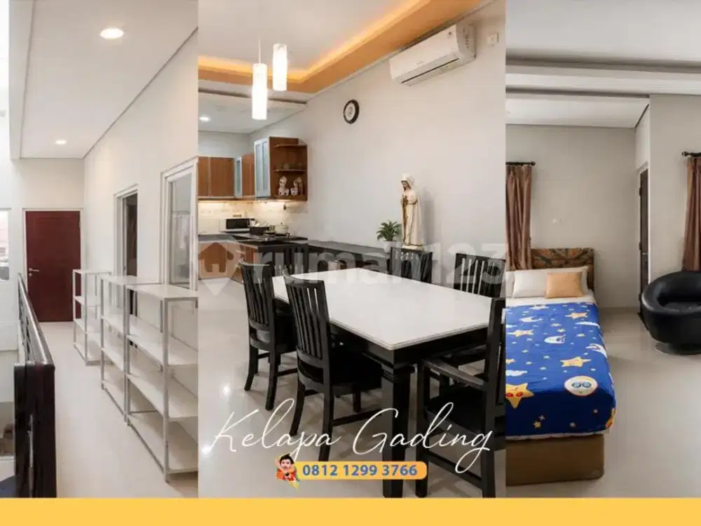 Rumah Murah Kelapa Gading 3 Lantai