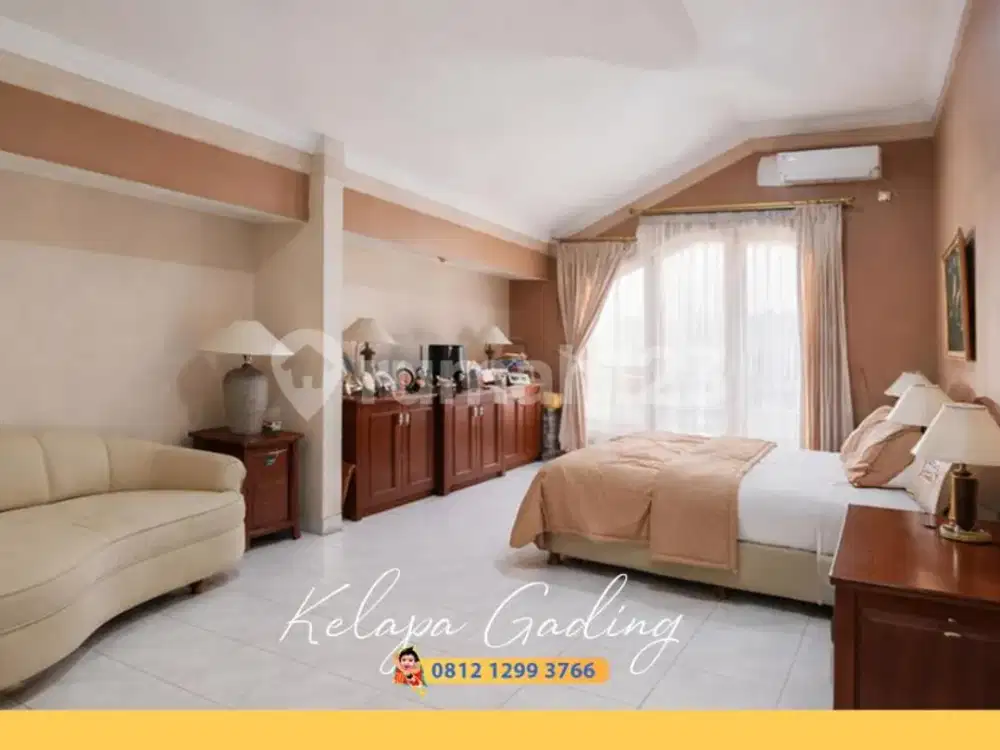 Turun Harga! Rumah Cantik Villa Permata Kelapa Gading Lebar 8!