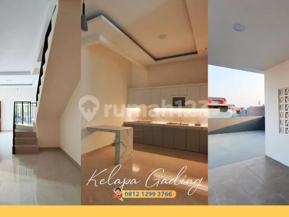 Murah! Rumah Baru 3 Lantai Kelapa Gading