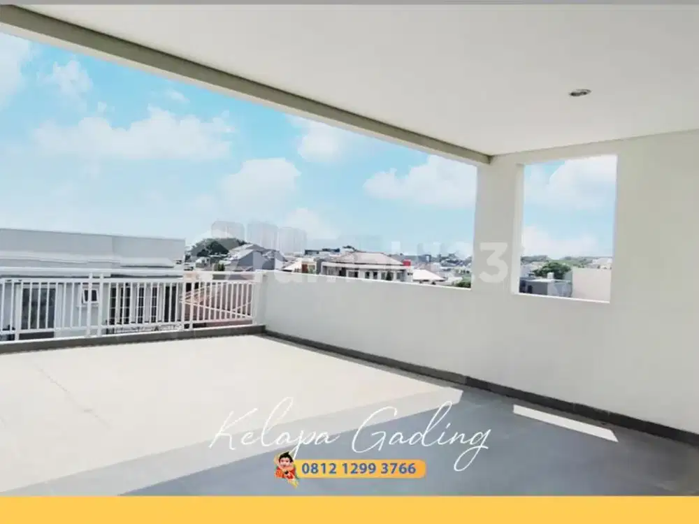 Murah! Rumah 4 Lantai Komplek Janur Kelapa Gading Full Minimalis