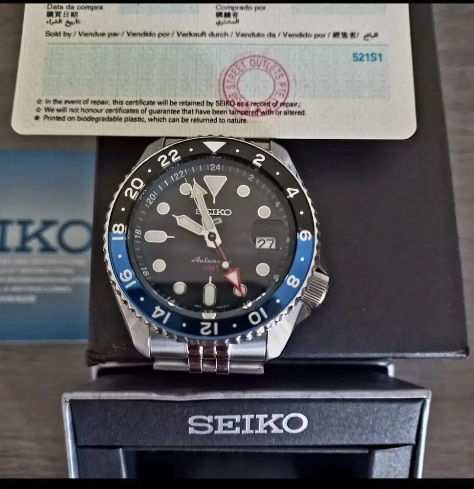 Jam Tangan Seiko 5GMT