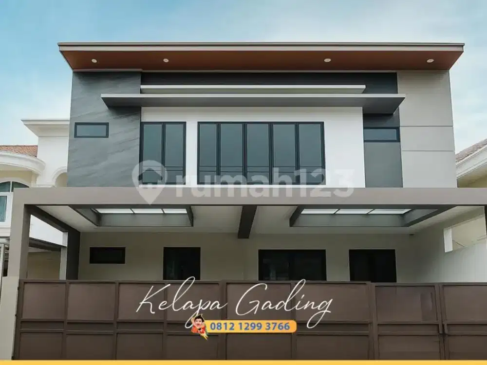 Rumah Baru Minimalis 3 Lantai Janur Kelapa Gading