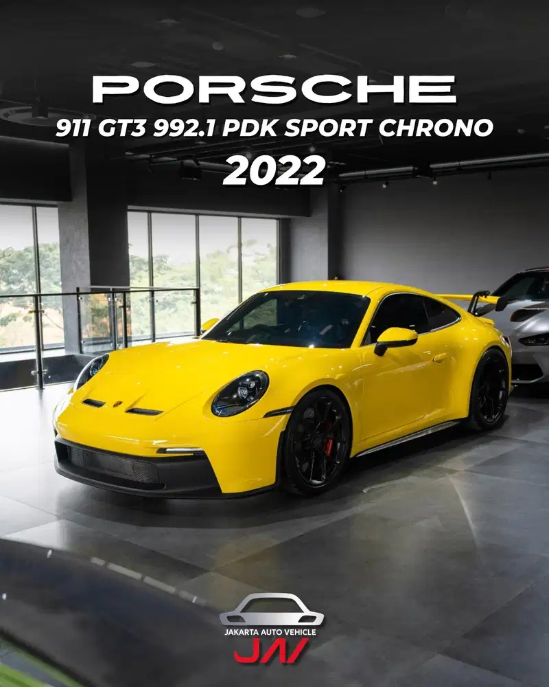 PORSCHE 911 GT3 992.1 PDK SPORT CHRONO 2022 / MINT CONDITION / LOW ODO