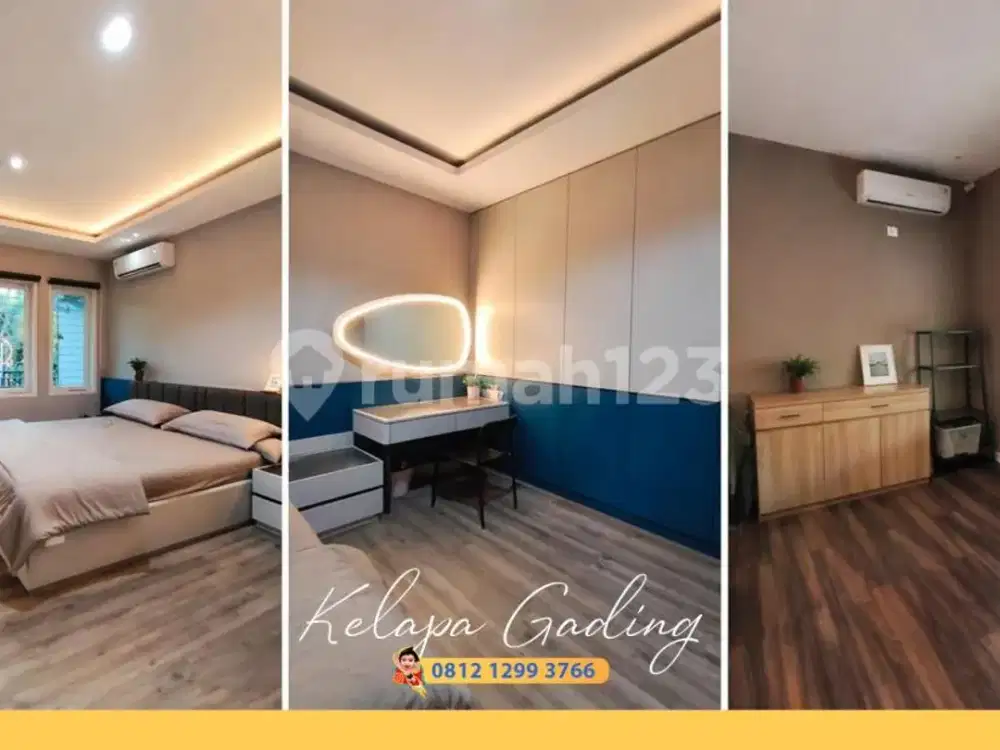 Rumah Compact Janur Elok Kelapa Gading 3 Lantai 102M2
