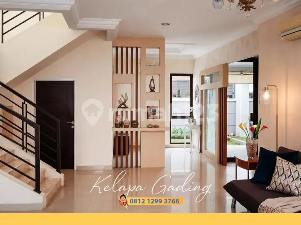 Rumah Cantik Janur Elok 3 Lantai Kelapa Gading