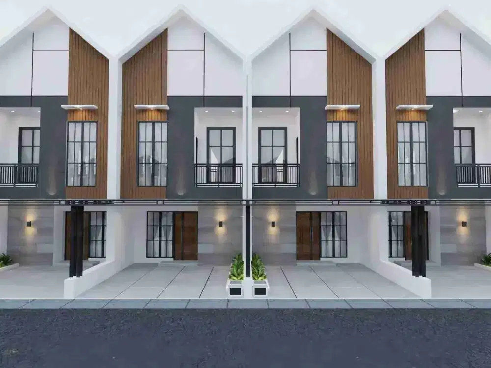 Cluster Mewah 2 Lantai One Gate Sistem