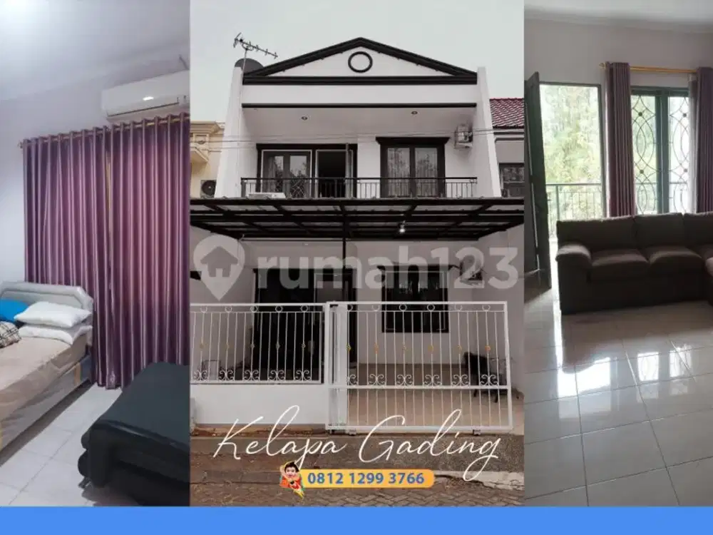 Rumah Cantik Villa Permata Kelapa Gading 2 Lantai