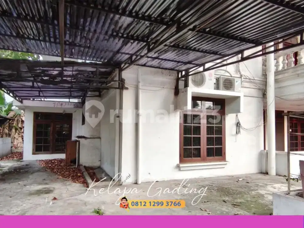Rumah Hoek bisa Buat Kantor Lokasi Super Bagus!! Coba Cek Dulu Aja - Kelapa Gading