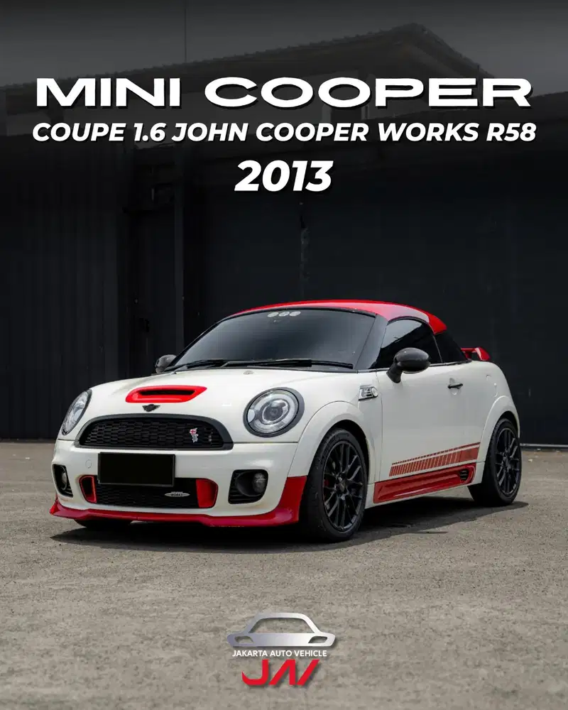 MINI COOPER COUPE 1.6 JOHN COOPER WORKS R58 2013 / MINT CONDITION