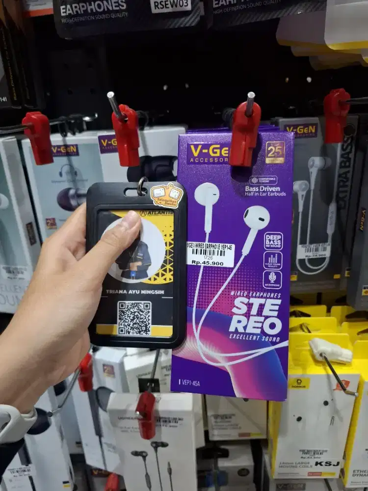 VGEN WIRED EARPHONE VEP1-45 | ATLANTIS DAHSYAT