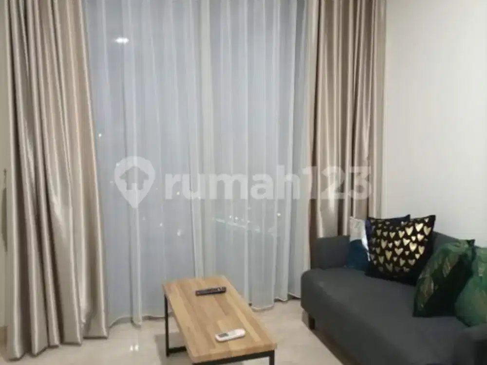 Gold Coast Apartemen Pik, 51M2, 1 Kamar, Lantai Tinggi, View Laut, Bebas Banjir, Full Furnished, Harga Bagus