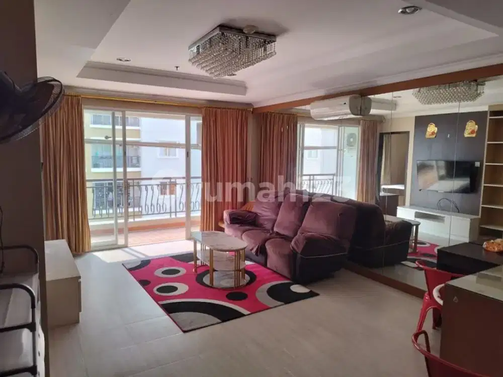 Apt Mediterania Lagoon, 90M2, 2 Kamar, bisa KPR, Apartemen, Strata, Full Furnished, Lantai Sedang, Double View