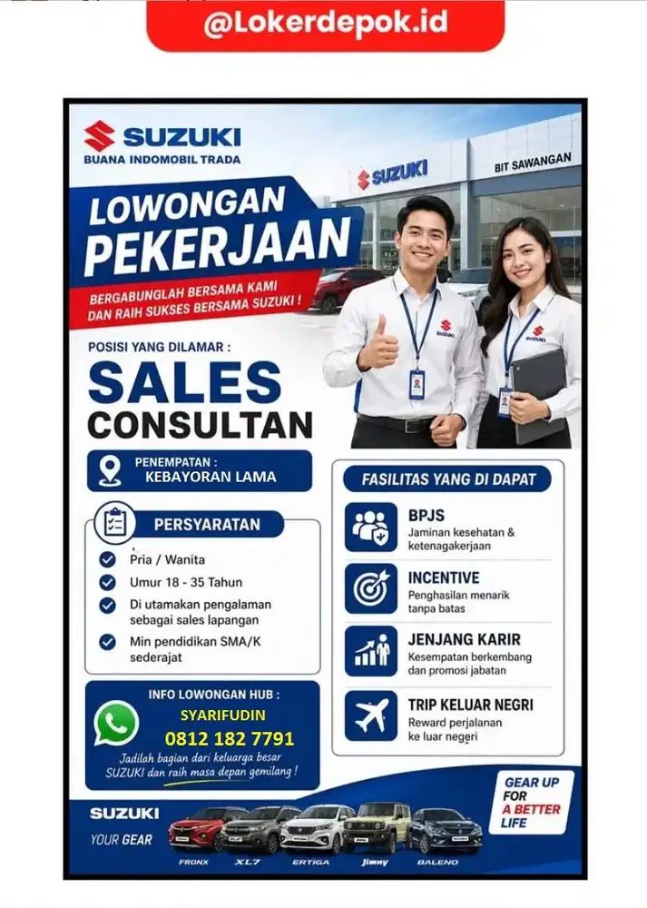 Lowongan Sales Otomotive