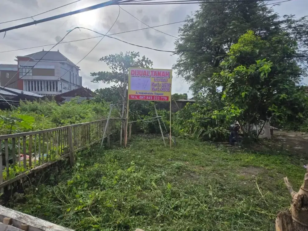 Dijual Cepat! Tanah 216 m² di Mahendradata – Lokasi Komersial Premium!! Siap bangun.