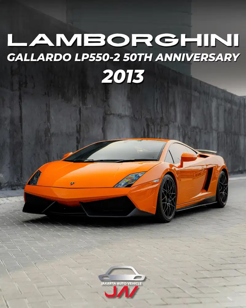 LAMBORGHINI GALLARDO LP550-2 COUPE 50TH ANNIVERSARY 2013 / LOW ODO