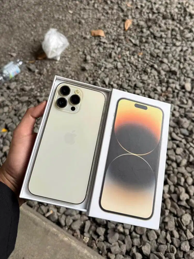 iPhone 14 Pro Max 128gb Gold Inter Fullset