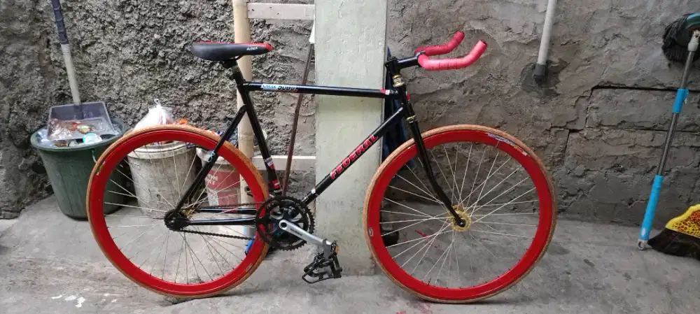 Sepeda Fixie Kalcer Bullhorn