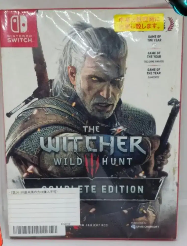 (JAPAN)The Witcher 3 Complete edition set Nintendo Switch