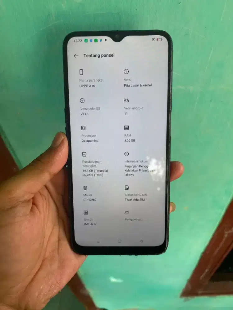 Jual Oppo A16 3/2