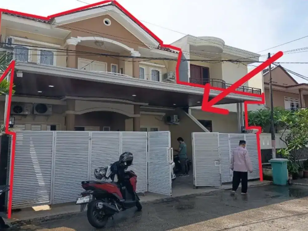 Di Jual Lelang Rumah 2 Lantai di Jalan Pondok Jaya Kelurahan Pela Mampang, Kecamatan Mampang Prapatan Kota Administrasi Jakarta Selatan,