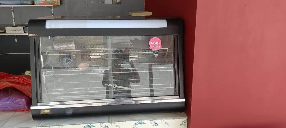 Dijual showcase spy makanan tetap hangat spt ayam KFC