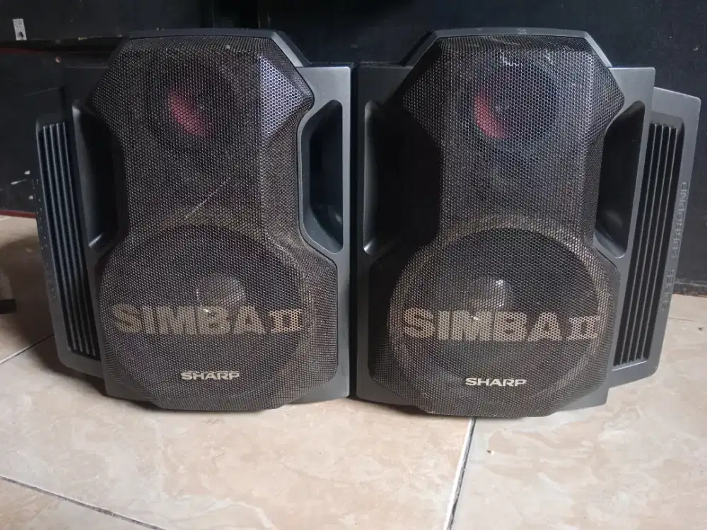 Speaker pasif SHARP 5 inch ex compo