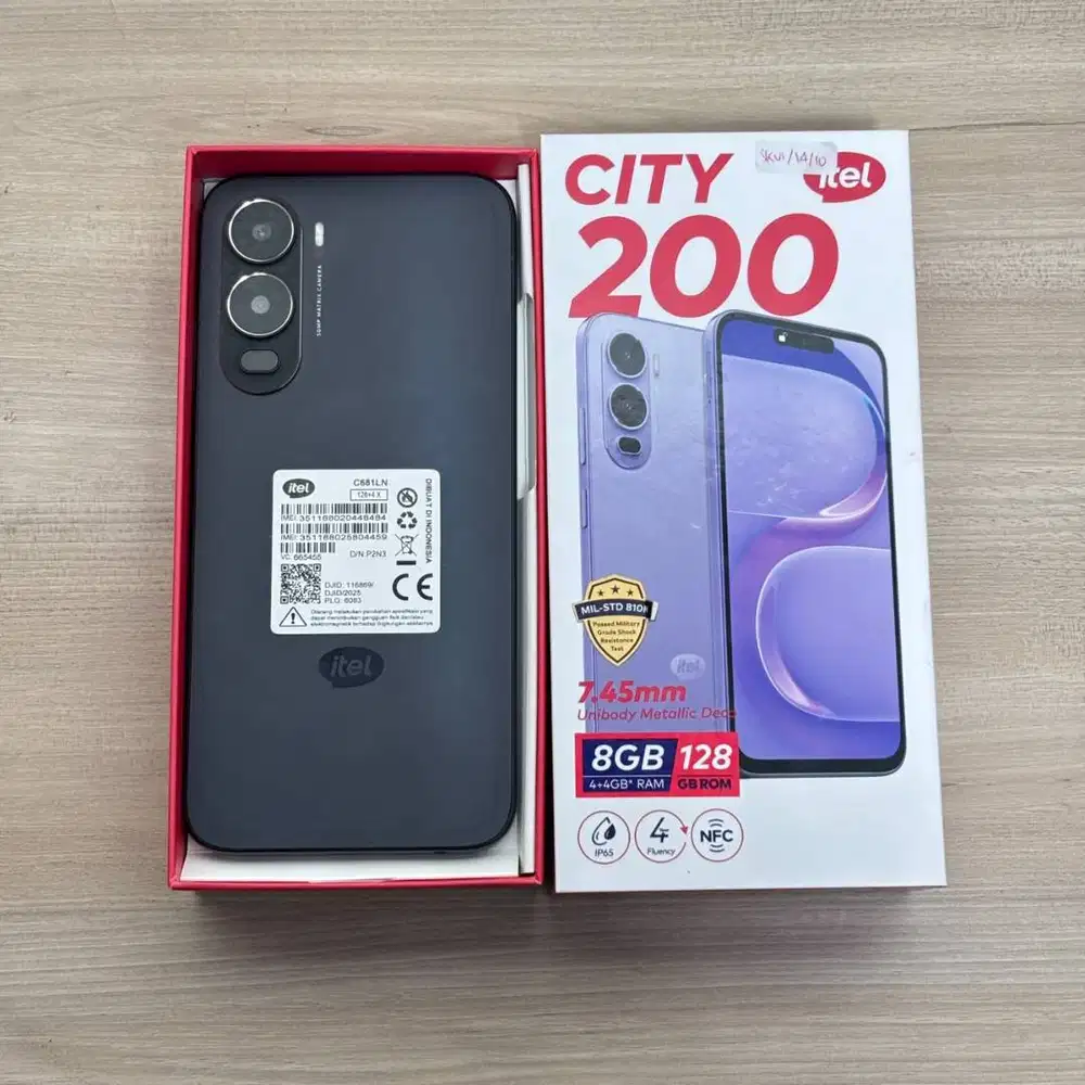 ITEL CITY 200 – RAM 8GB // 128GB MURAH 1 jutaan Gransi on