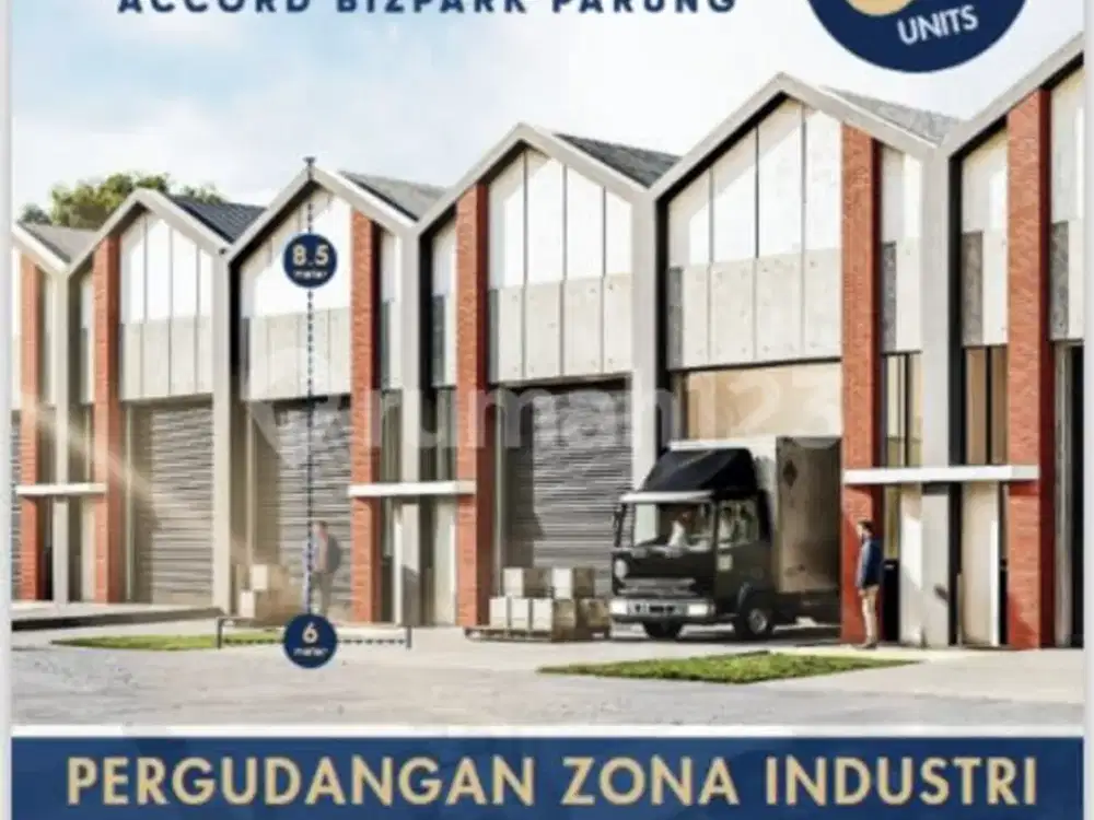 Gudang Accord Bizpark Serpong Parung Lokasi Pinggir Jalan Dekat Akses.tol
