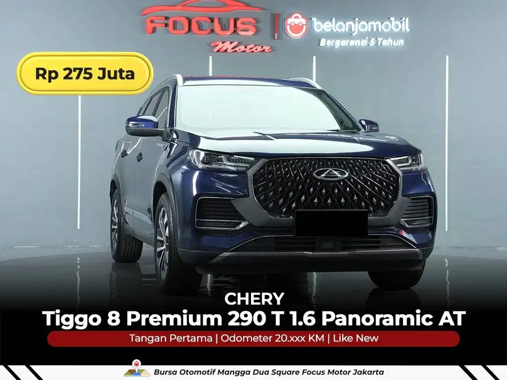 [GARANSI 5TH] Chery Tiggo 8 Premium 290 T 1.6 Panoramic 2024/2025/2026