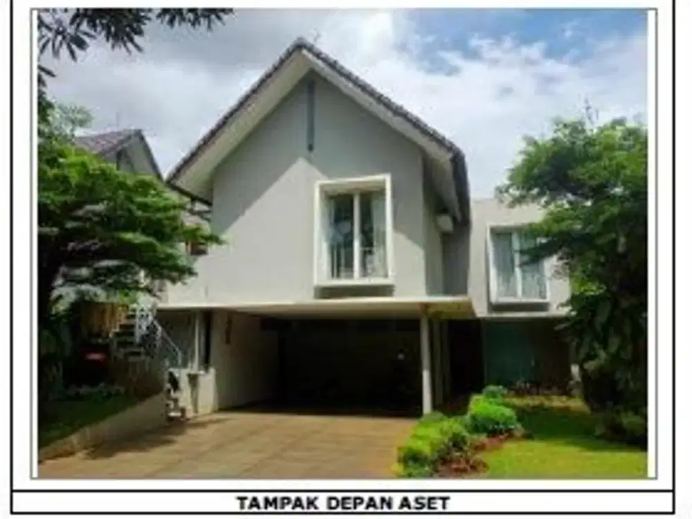 Di Jual Lelang Rumah 2 Lantai di Nouvelle Townhomes , Kelurahan Bintaro, Kecamatan Pesanggrahan, Kota Jakarta Selatan