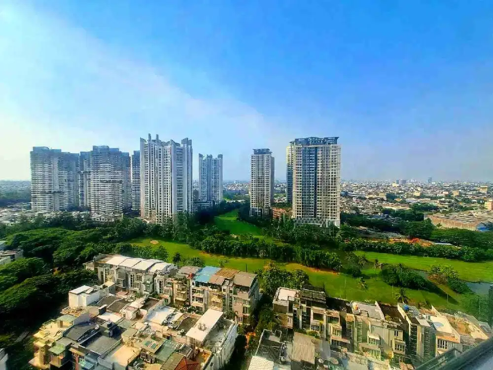 Springhill Kemayoran 2BR 124M2 Balkon Besar Lobby Megah Sky Garden Pet Friendly