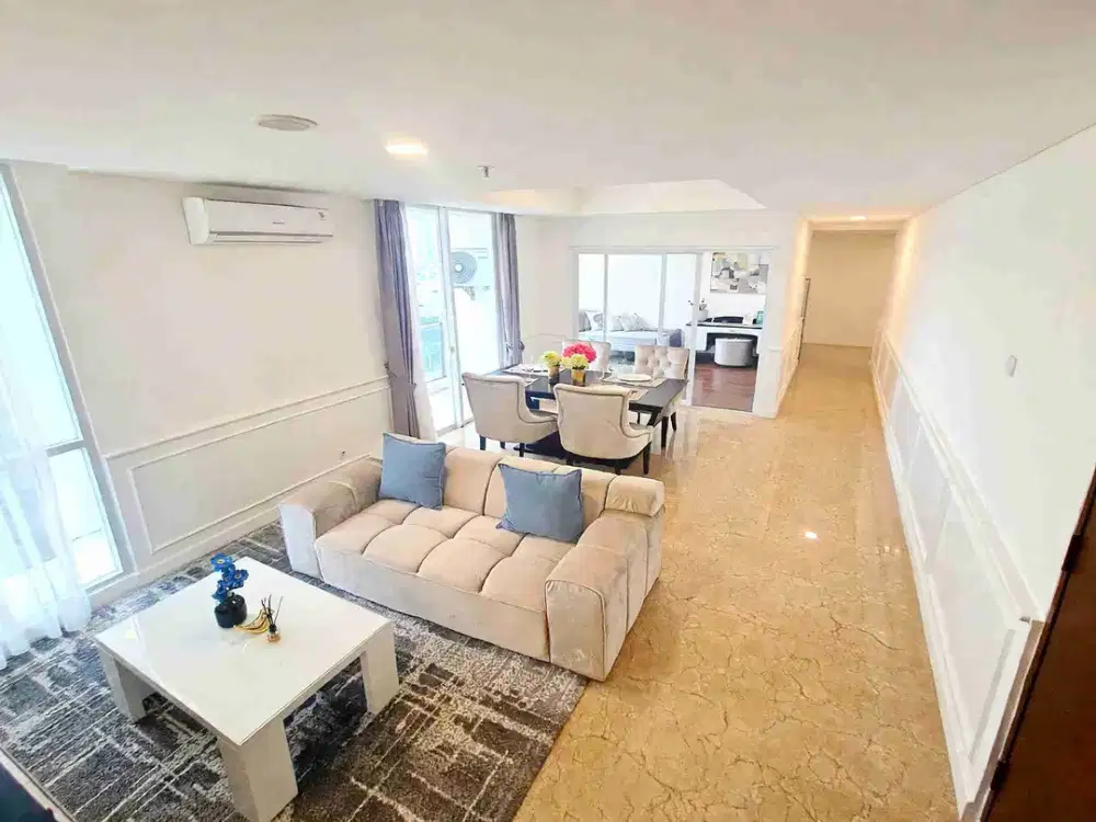 Springhill Royal King 183M2 3BR Semi Private Lift View Golf Free Furnish Kemayoran PRJ