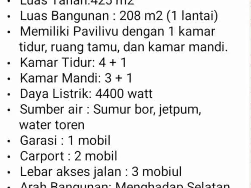di jual rumah di kebayoan baru jakarta selatan