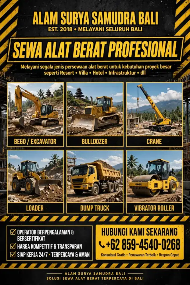 Sewa Alat Berat