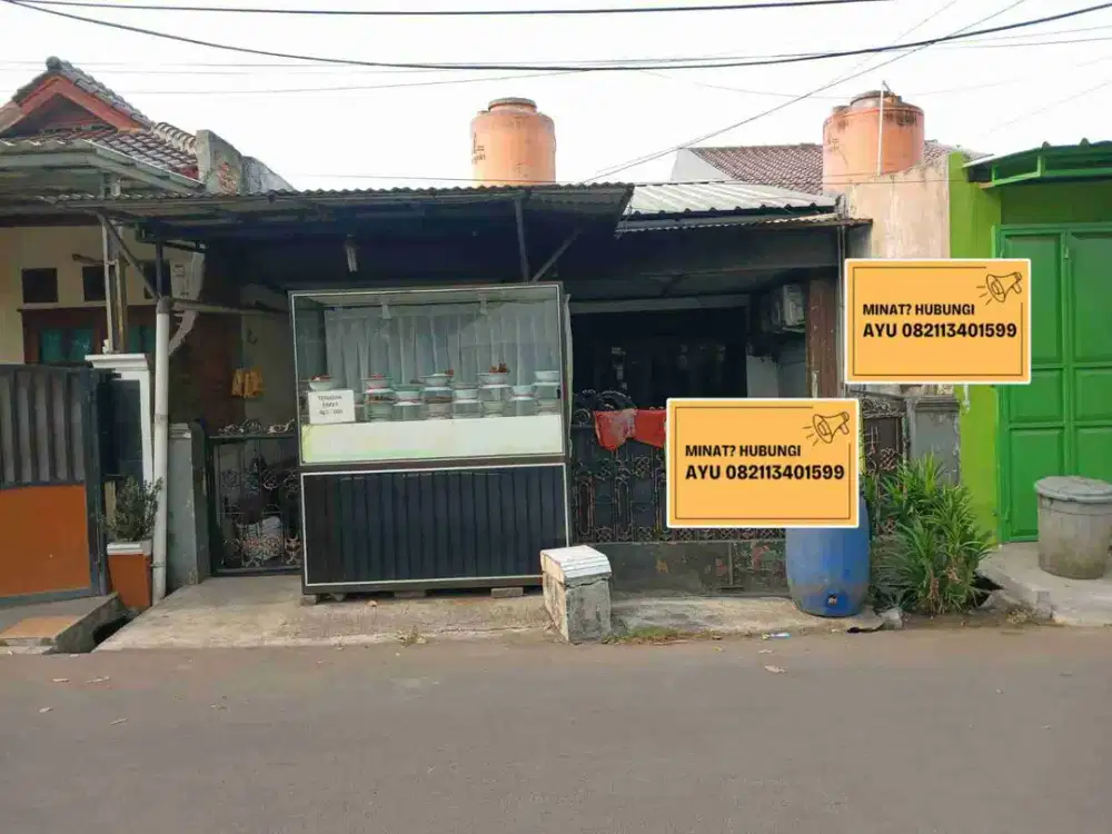 Jual cepat rumah luas cocok untuk usaha depan fasum dekat ke gading serpong