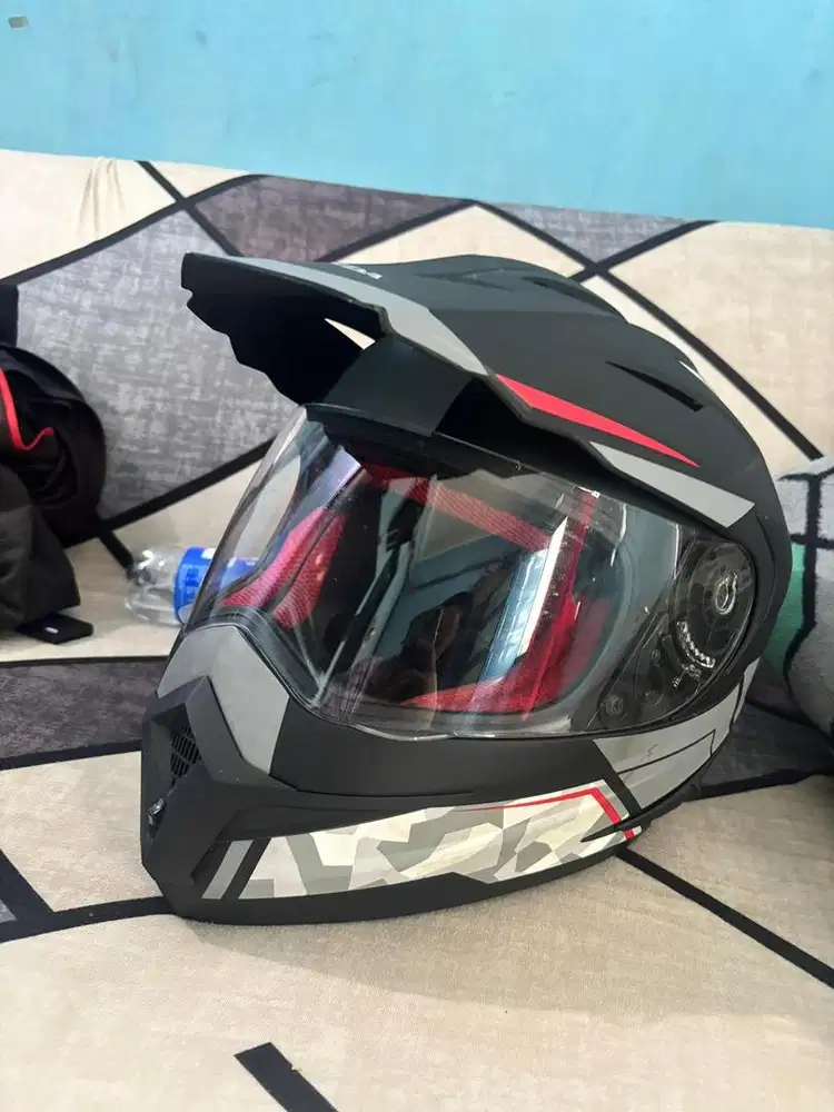 Helm Honda Camo Red Touring (size L)