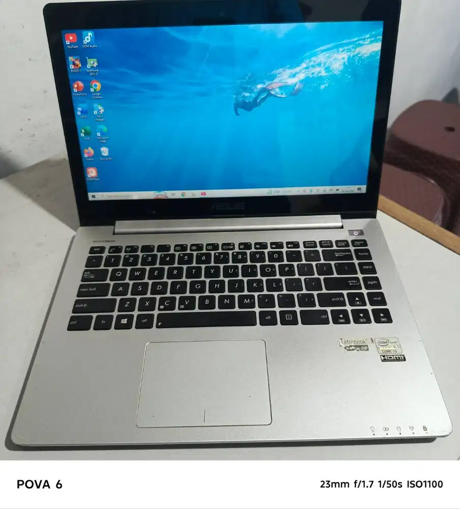 Laptop ASUS Core i3/Ram 6gb/SSD/Tuk Pelajar.bisnis,usaha,Game