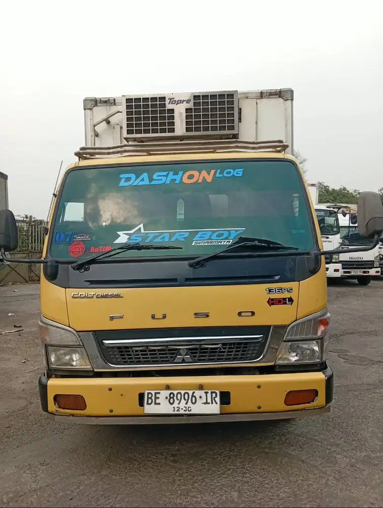 DIJUAL MITSUBISHI COLT DIESEL FE 84 G BOX PENDINGIN TOPRE REFRIGERATOR