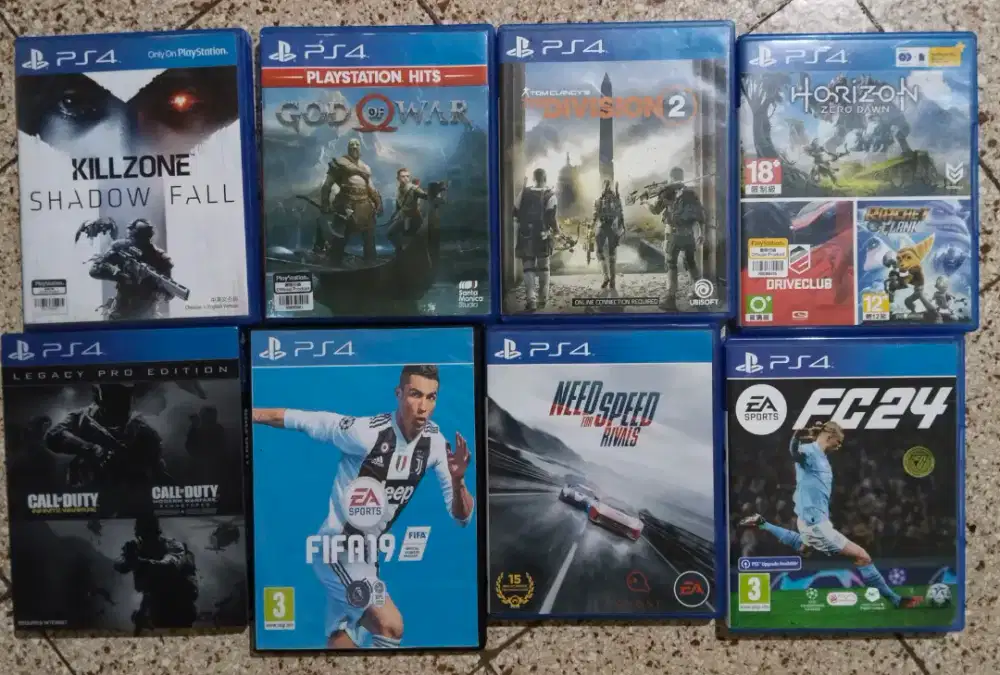 Jual kaset BD PS4 ori second