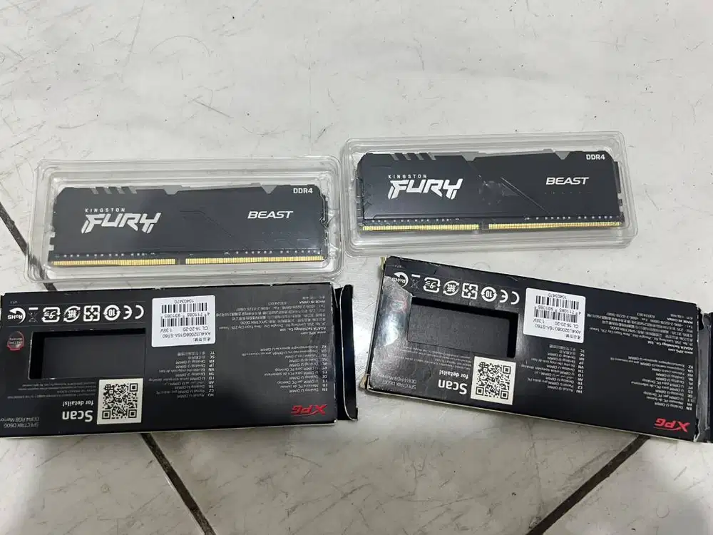 Ram Kingston beast fury DDR4 8gb 3200mhz