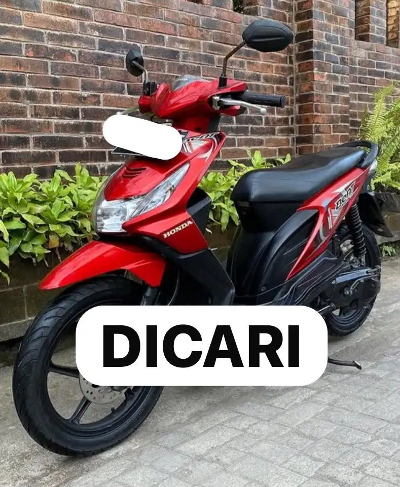 Di Cari Honda Beat 2009 Ke atas Beat Karbu 2011 Beat 2012 Beat 2008