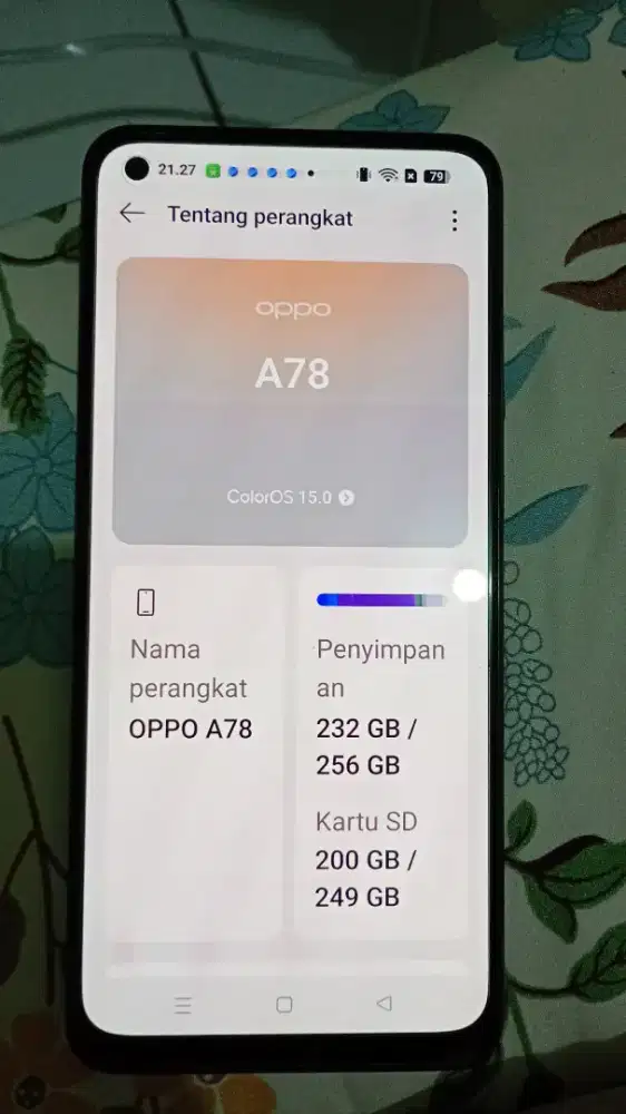 Jual Oppo A78 mulus