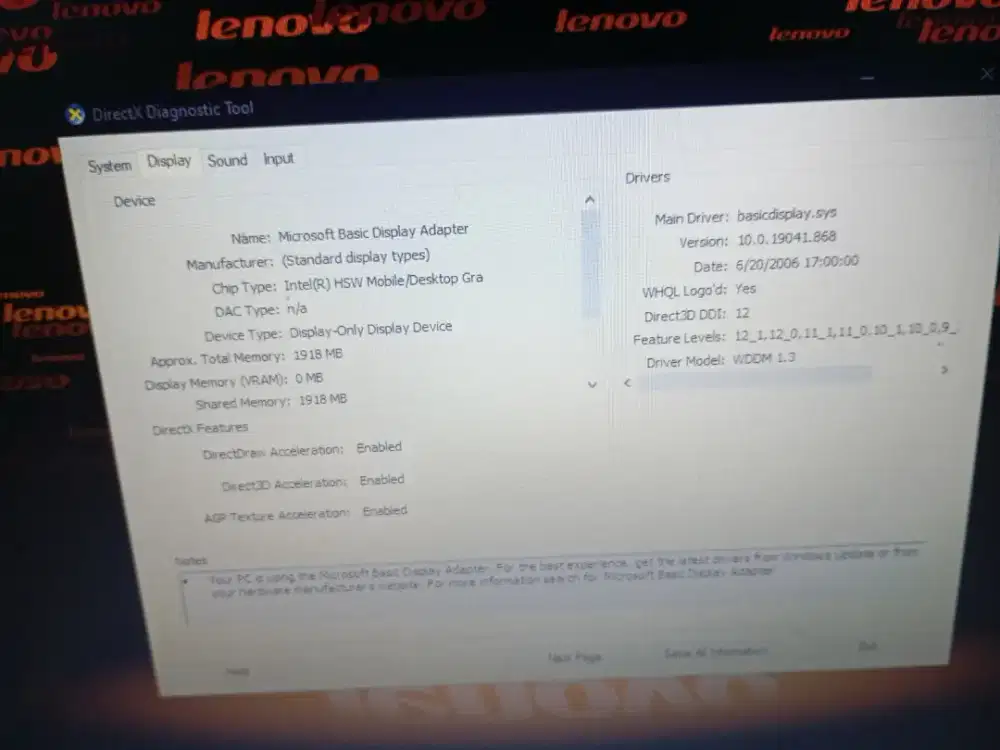 Laptop Lenovo Thinkpad E450
