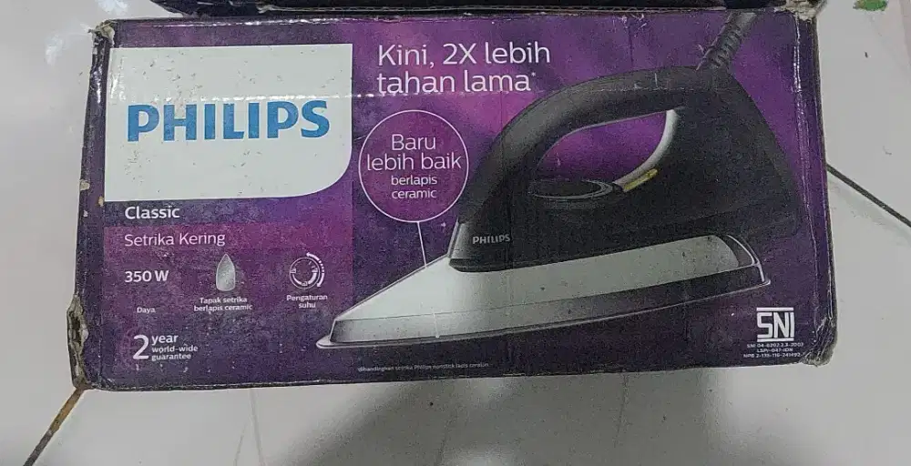 Setrika philips baru 100%