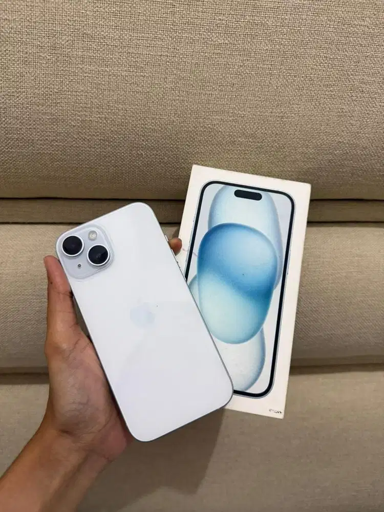 Dijual Iphone 15 128gb blue