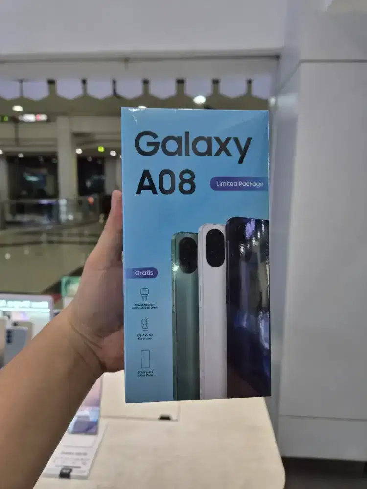 Samaung Galaxy A08 gratis adpater, earphobe, case