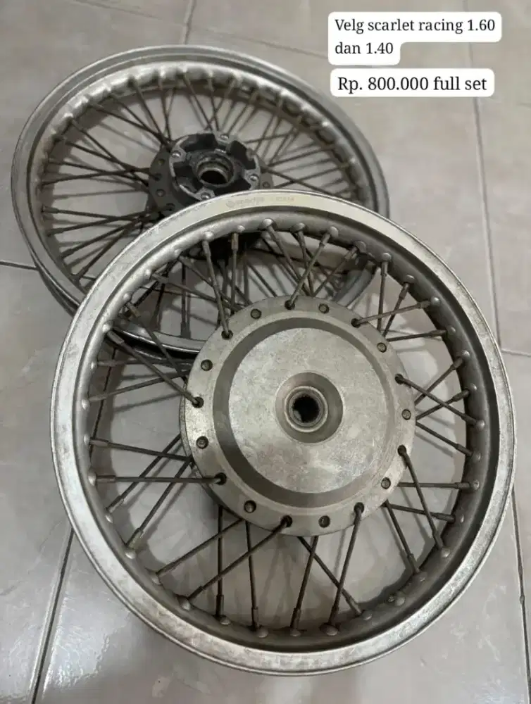 Velg ring 14 motor beat scoopy mio merk scarlet racing