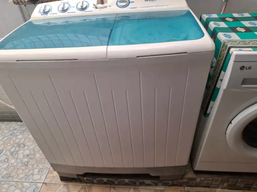 Mesin cuci sharp 2 tabung