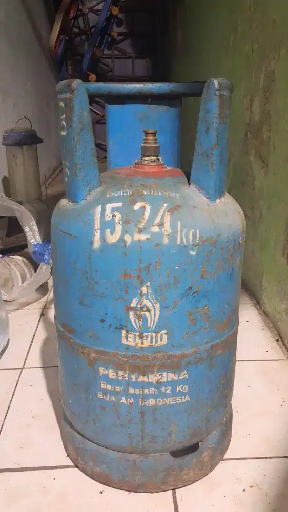 Tabung Gas 12kg Biru Kosongan Bekas