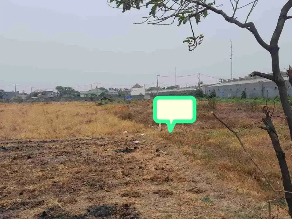 lahan kering siap di bangun dekat tol